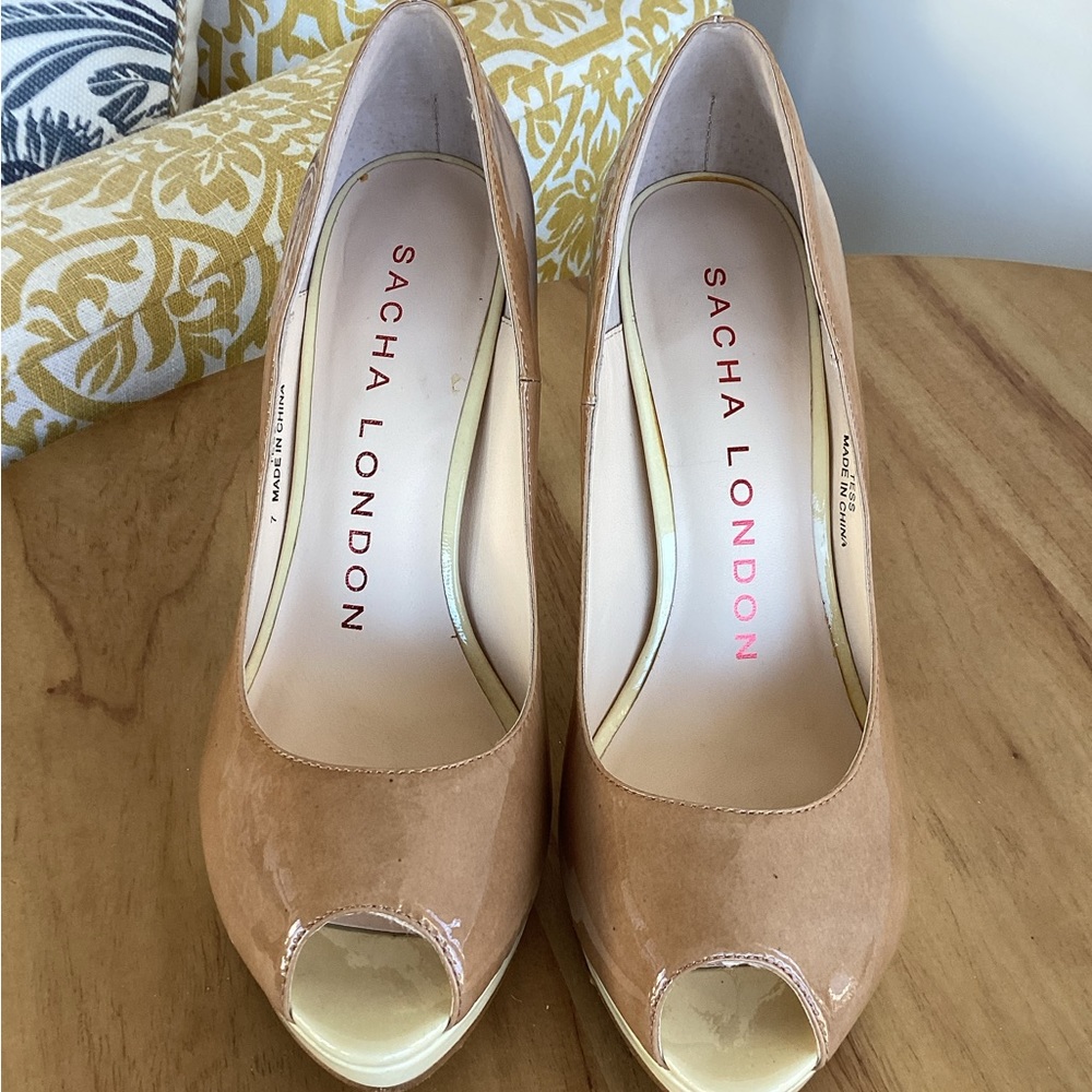 Sacha London patent leather heels